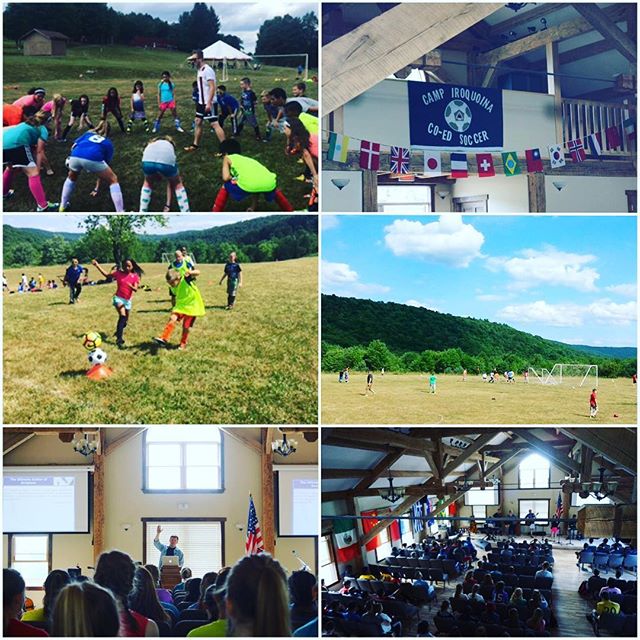 It's the middle of the week for Soccer Camp with 110 campers and over 150 people total! Here are some shots from an amazing week so far! #iroqSC16 #prayforsoccercamp
