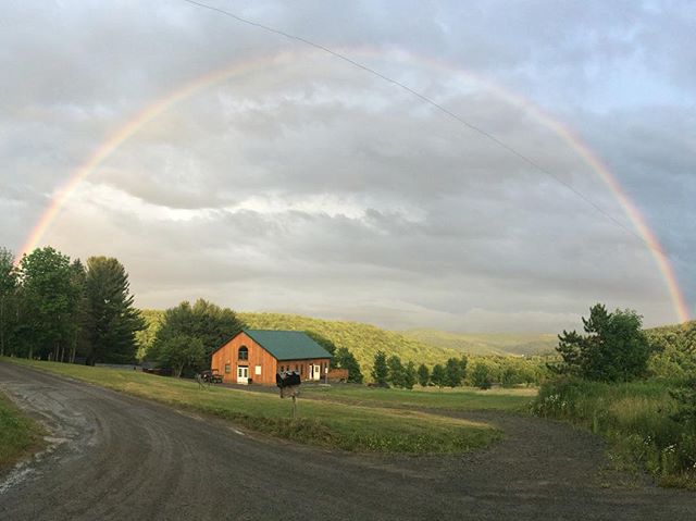It's been rainy the past few days in the northeast, but as this pic taken at Teen Camp last summer reminds us, we wouldn't have rainbows without the rain. Plus, it's a great reminder of God's covenant promises(see Genesis 9: 16,17)!