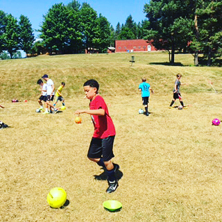 SOCCER CAMP Highlight Day 2: SCHEDULE. The schedule at Soccer Camp is well organized and full of activity. You have the standard 3 meals a day of course, with Chapel time and Drills/Skill work in the morning, Dutch Football and Freetime(swimming, canoeing, crafts, etc.) in the afternoon, and Team Matches and a planned evening activity(a camp fire, confidence course, skit night, movie, etc.) after dinner. Trust us, there is enough going on in a day, that it will make it fly right on by. As they say, "Time flies when your having fun."