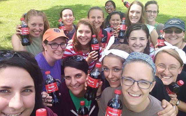 Share-a-coke at the Willow Tree.  #iroqgirlscamp2017