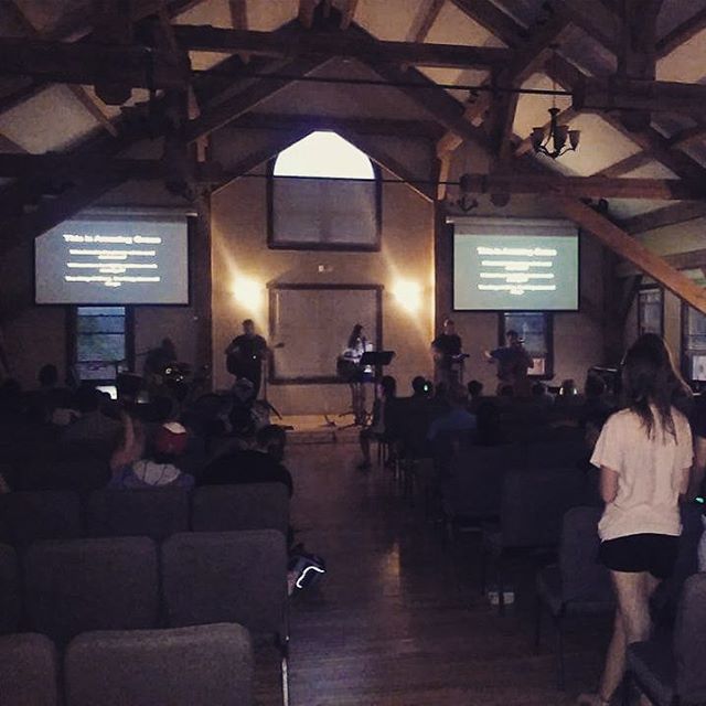 Just a picture of the wonderful time we had at the Worship Night last night at Family Camp! A special thanks to @joeymonteleone @steveolambo @joshhaggan @debbie_santo and Andy Tremper for playing for us and helping set the table in our time of corporate worship to our awesome Lord and Savior!