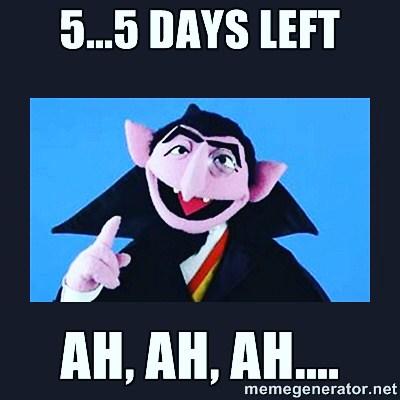 That’s right Count! 5 days until the Ladies Retreat, which starts Friday evening, and 5 days left for early registration for the Fall Teen Getaway! #fallretreats2017 #campiroquoina #ladiesretreat2017 #fallteen2017 #retreats