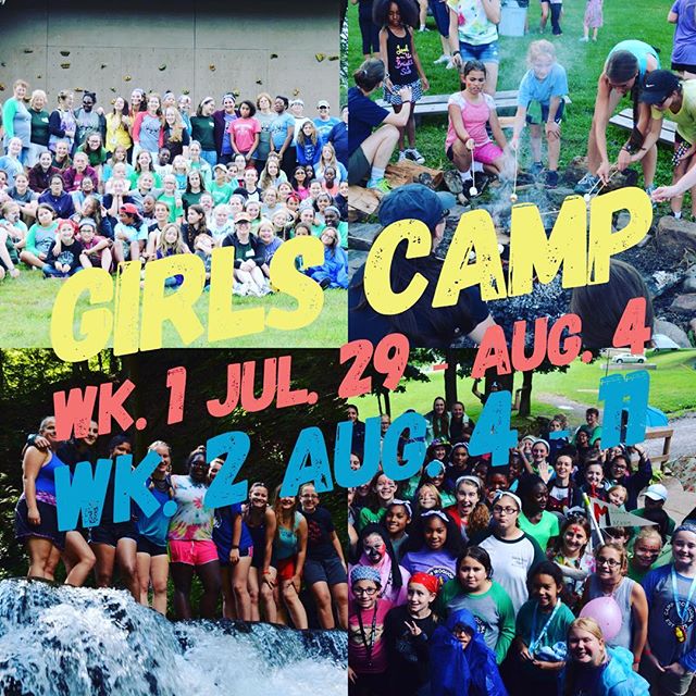 Week 1 of Girls Camp starts today at 2pm! Pray for those who are traveling up, the campers, our speakers, the staff, and for God to do amazing things this week! #campiroquoina #iroqgc2018 #summercamp