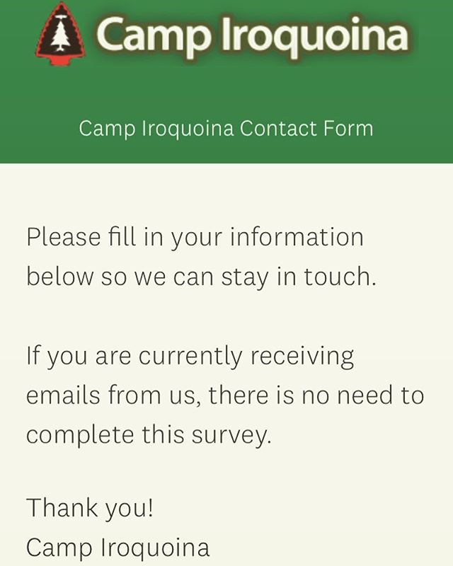 Hey Everyone! We want to make sure that your contact info is up to date and that you are receiving emails from us, since that is one of the main ways we send out information. Please click on the provided link and fill out the form if you are not. It would be a great help to us and for you. Thank you! Form Link: Hey Everyone! We want to make sure that your contact info is up to date and that you are receiving emails from us, since that is one of the main ways we send out information. Please click on the provided link and fill out the form if you are not. It would be a great help to us and for you. Thank you! Form Link: https://www.surveymonkey.com/r/HGYQ8BD#campiroquoina