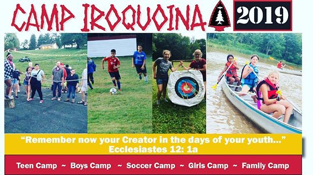 2019 #SummerCamp Brochure is out and available online. Check it out on the website or the link in the bio! Registration is open, so PLEASE feel free to register online! They will soon be arriving in mailboxes and homes, so be on the lookout! #summercamp #summercamp2019#campiroquoina #brochure #registeronline