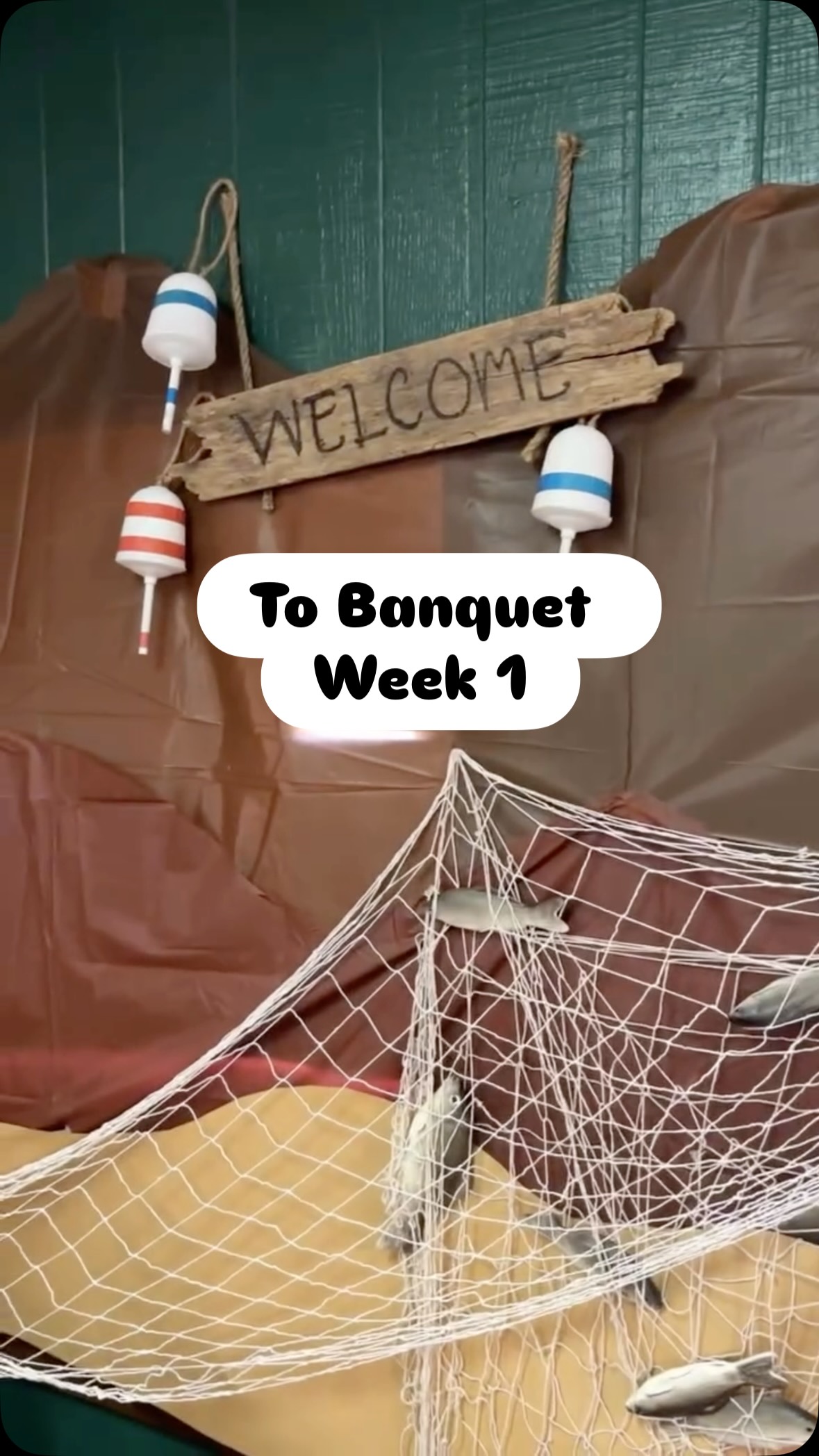 Banquet Ready!!!

We’ve had an amazing first week here at girls camp and we can’t wait to cap it off with our Sea of Galilee themed banquet. 🌊🐟